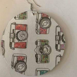 Camera Earrings